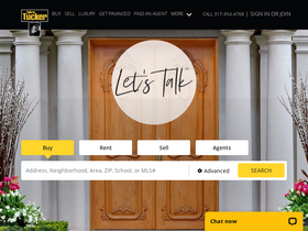 'talktotucker.com' screenshot