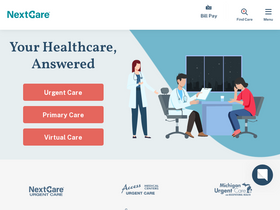 'nextcare.com' screenshot