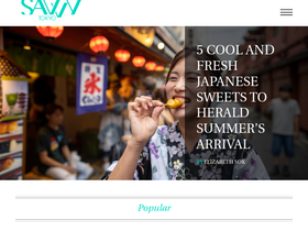 'savvytokyo.com' screenshot