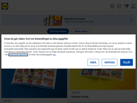 'lidl.se' screenshot