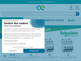 'achat-electrique.com' screenshot