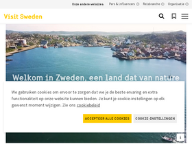'visitsweden.nl' screenshot