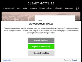 'clearygottlieb.com' screenshot