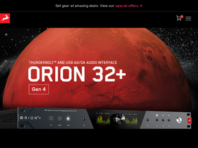 'antelopeaudio.com' screenshot