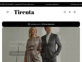 tirenta.com homepage screenshot