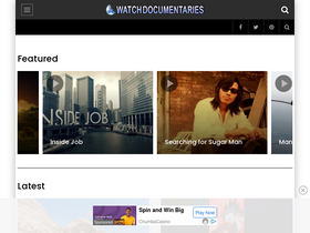 'watchdocumentaries.com' screenshot