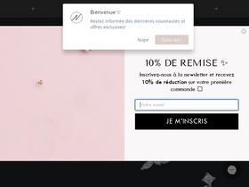 'nebuleusebijoux.com' screenshot