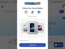 Giggotech homepage screenshot