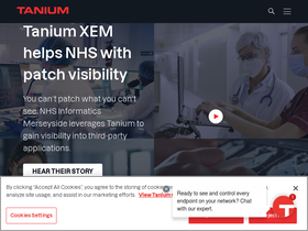 'tanium.com' screenshot