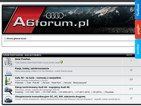 'a6forum.pl' screenshot