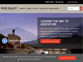 'ironvalleysupply.com' screenshot