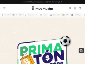 muchocolombia.com homepage screenshot