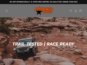 'barnes4wd.com' screenshot