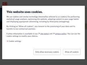 'bahn.com' screenshot