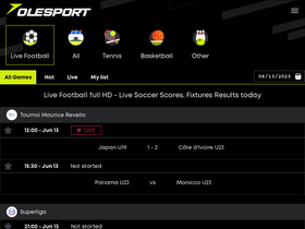 'olesport.live' screenshot