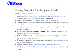 Fantasyrundown deals