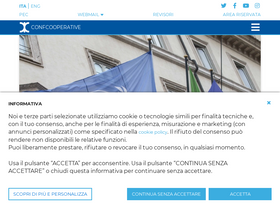 'confcooperative.it' screenshot