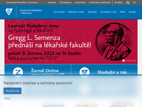 'kpes.upol.cz' screenshot