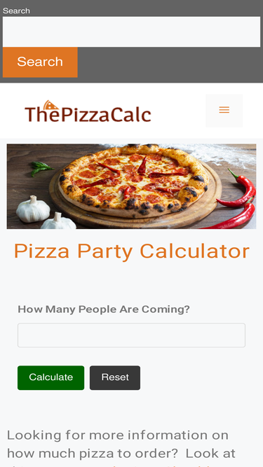 thepizzacalc.com