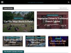 'secretsofparis.com' screenshot