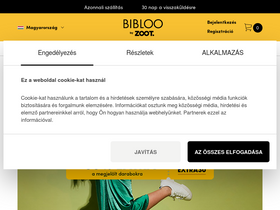 'bibloo.hu' screenshot