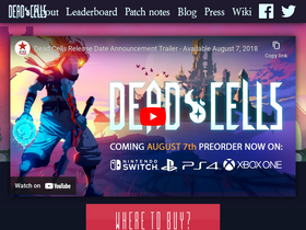 'dead-cells.com' screenshot