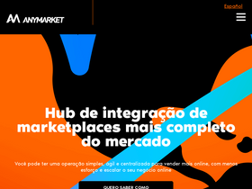 'anymarket.com.br' screenshot