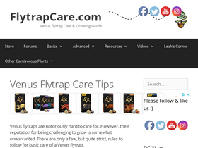'flytrapcare.com' screenshot