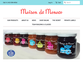 maisondemonaco.com homepage screenshot