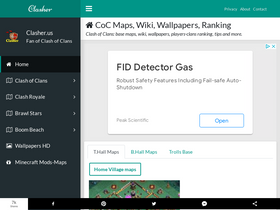 'clasher.us' screenshot