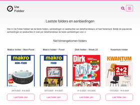 'uw-folder.nl' screenshot