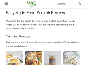 'thekiwicountrygirl.com' screenshot