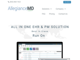 'allegiancemd.com' screenshot