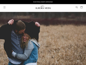 Auroramoda homepage screenshot