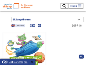 'bildungsserver.de' screenshot