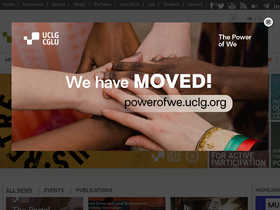 'uclg.org' screenshot