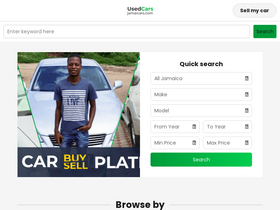 'jamaicars.com' screenshot