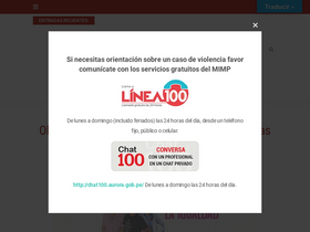 'observatorioviolencia.pe' screenshot