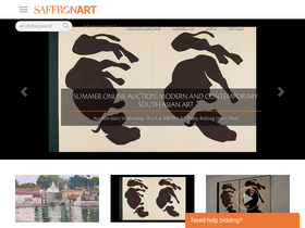 'saffronart.com' screenshot