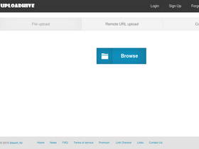 'uploadhive.com' screenshot