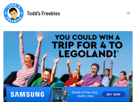 'toddsfreebies.com' screenshot