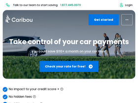 'caribou.com' screenshot