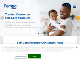 'perrigo.com' screenshot