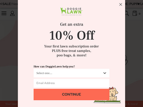 'doggielawn.com' screenshot
