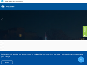'rwandair.com' screenshot