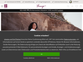 'sheego.de' screenshot