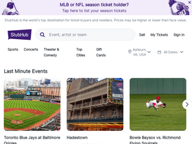 'stubhub.com' screenshot