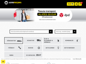 'aeromotors.ee' screenshot