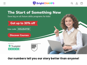 BrightCHAMPS USA website screenshot