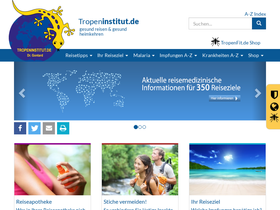 'tropeninstitut.de' screenshot